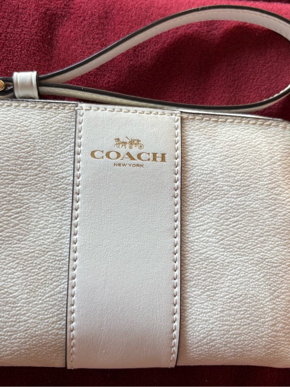 White Coach wristlet